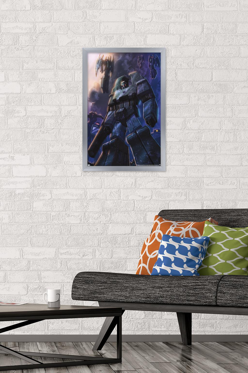 Hasbro Transformers - Decepticons Wall Poster, 14.725" x 22.375" Framed