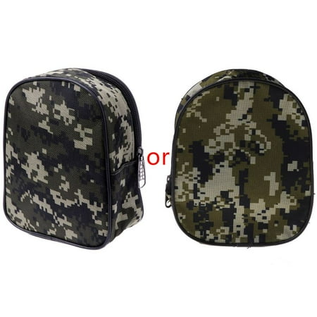 Techinal Camouflage Fishing Reel Mini Bag Pocket Fishing Tackle Pouch Case Outdoor Sports