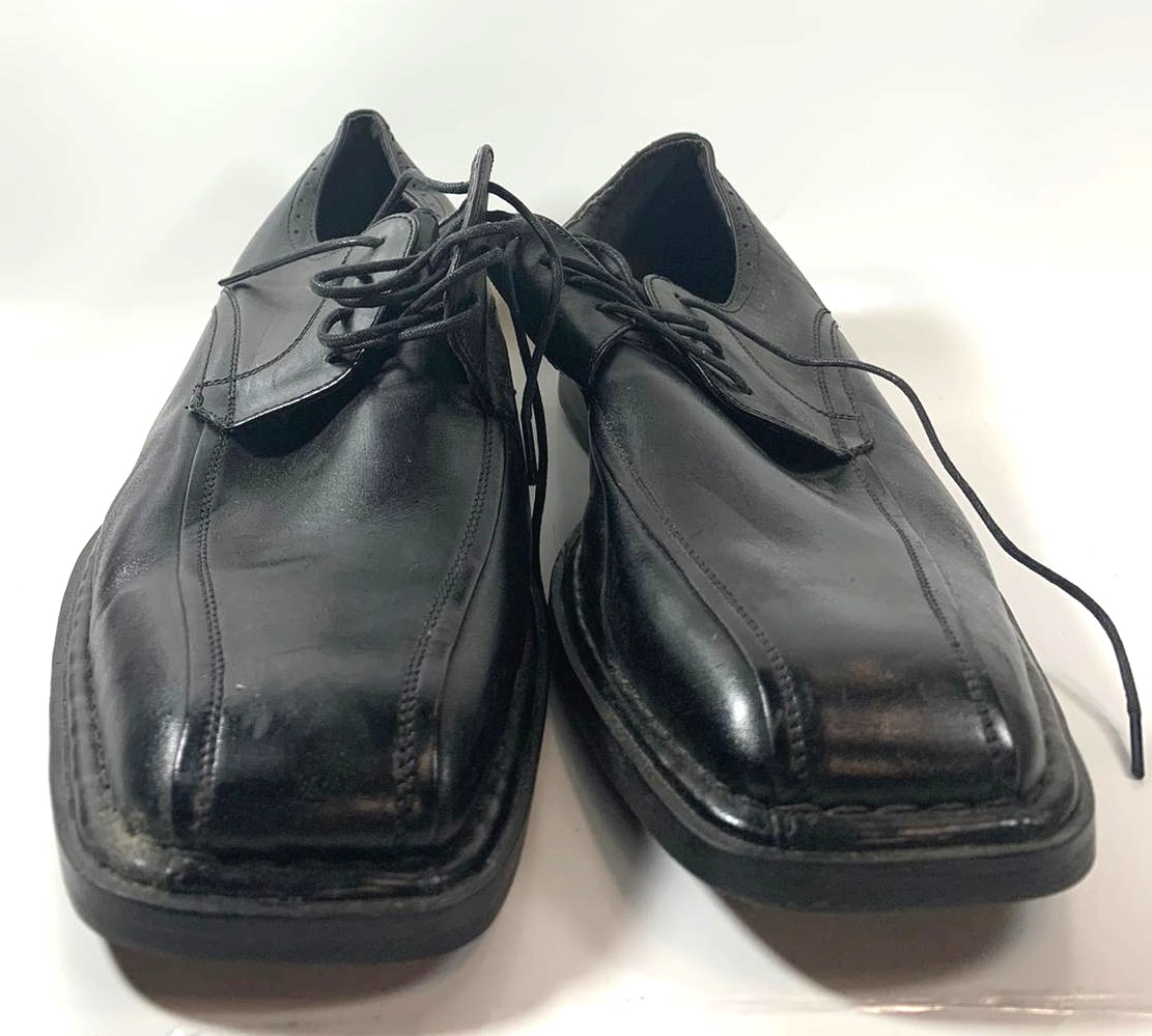 Florsheim Men's Bike Toe Oxford Leather Shoes, Black - Size 11.5D - image 3 of 5
