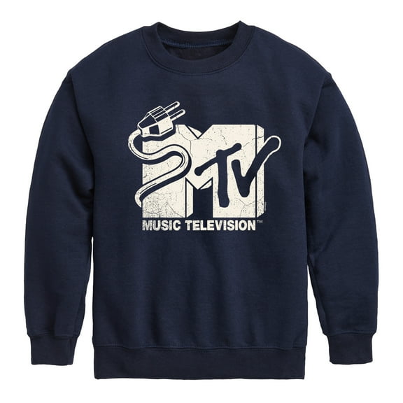 MTV - MTV Unplugged Logo - Toddler And Youth Crewneck Fleece Sweatshirt