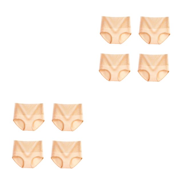 Guardurnaity Ropa interior de algodón Lencería Elástica Señoras Calzoncillos Sexy Control Bragas Transpirable Tallas grandes Calzoncillos Fajas Type4 NO4