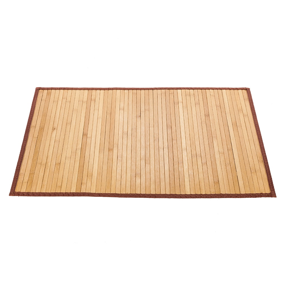21"*34"  Bamboo Floor Mat Natural Non-sliding Waterproof Bathrooms Kitchen mat 