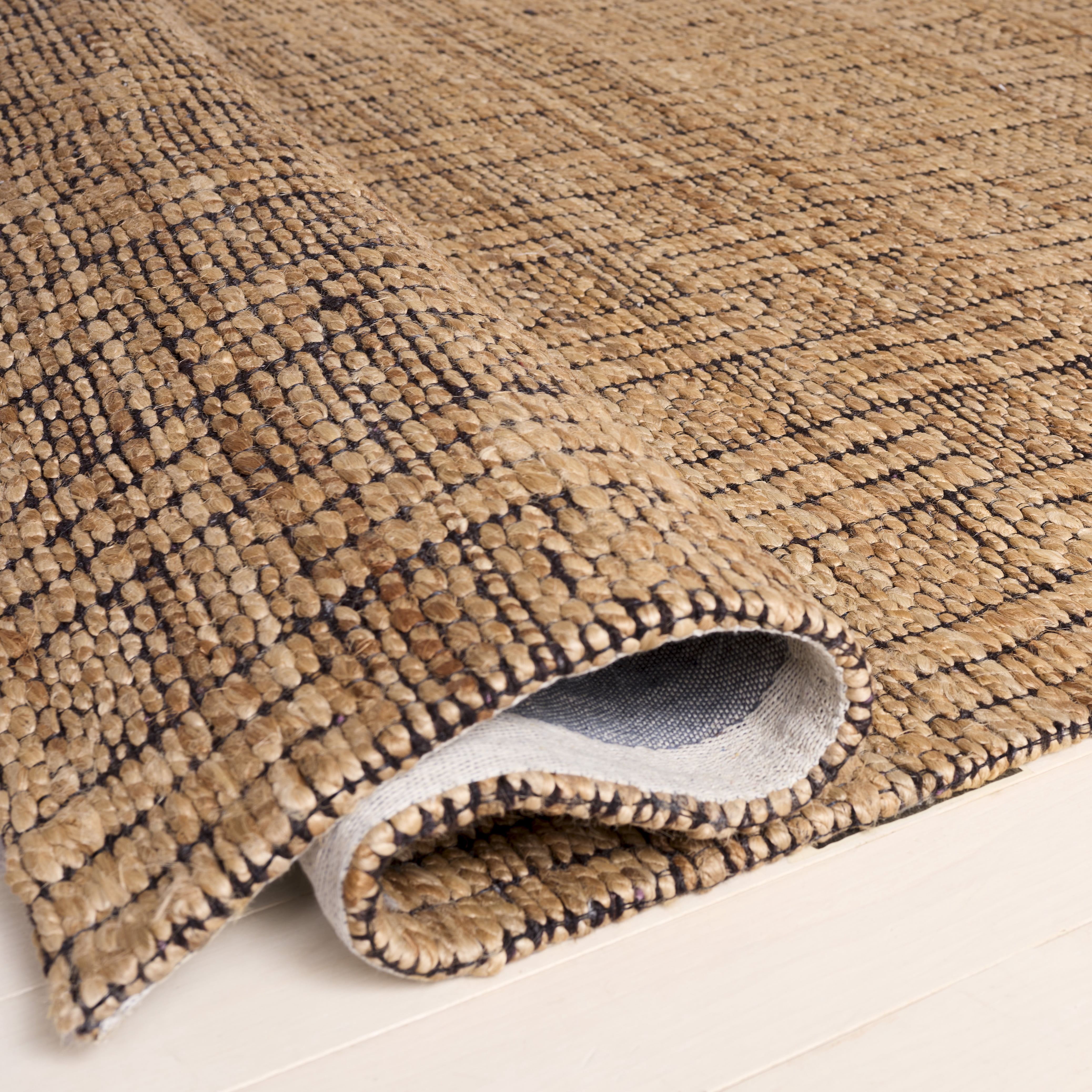 Safavieh Natural Fiber Meryl Geometric Area Rug, Natural/Black, 5' x 8'