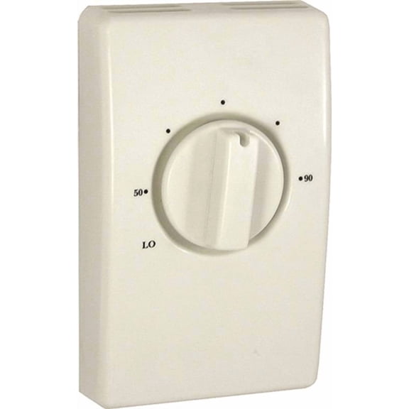 TPI S2022 Thermostat, Single-Pole, White