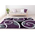 thumbnail image 2 of Bristol Riley Plum Area Rug 5'3" x 7'6", 2 of 3