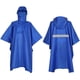 thumbnail image 1 of Poncho al aire libre Hombres Mujeres Impermeable Ropa impermeable Poncho a prueba de lluvia con rayas reflectantes Maboto Poncho al aire libre, 1 of 7