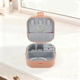 thumbnail image 4 of Unique Bargains Square Multi-Function Jewelry Box Organizer for Storing Coral Pink, 4 of 5