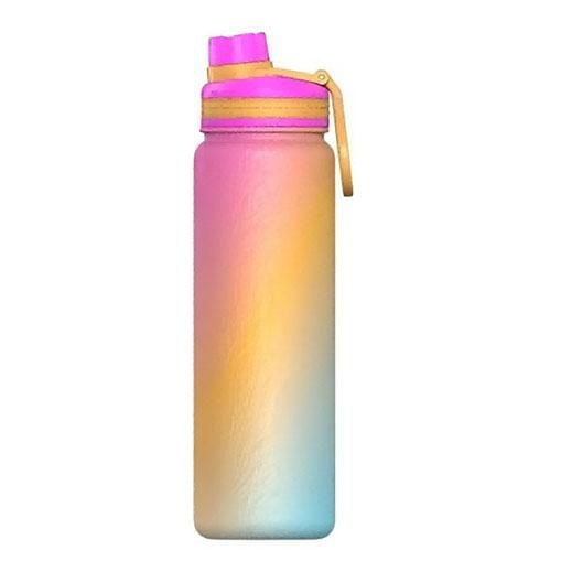 Gourde de sport en acier inoxydable à double paroi et isolation sous vide Mainstays, 591 ml, multicolore, étanche, pour la salle de sport et un usage quotidien