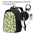 thumbnail image 2 of Balery Green Hawaii Palms Mochila con carga USB para hombre y mujer - Mochila impermeable y antirrobo para portátil con puerto USB para viajes, trabajo, estudios y universidad, 2 of 7