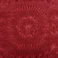 thumbnail image 4 of Better Trends 26"x 26" Euro Pillow Sham 100% Cotton Pillow Cover Medallion Design Machine Washable (Burgundy) Rio Collection, 4 of 5