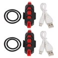 thumbnail image 1 of Bicicleta 2 luces LED de advertencia para patinete eléctrico, lámpara de seguridad para M365 Pro (rojo), 1 of 4