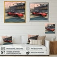 thumbnail image 4 of Designart "Red And Black Muscle Car Elegance" Cars American Muscle Wall Art Living Room, 4 of 5