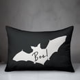 thumbnail image 3 of Creative Products Boo Bat Gray 20 x 14 Spun Poly Pillow, 3 of 3