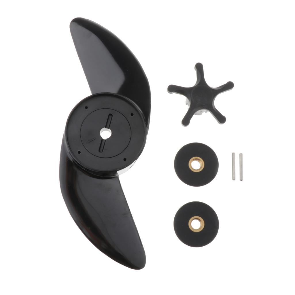 Replacement Power Prop Kit 2-Blades Electric Trolling Motor Outboard/Propeller &