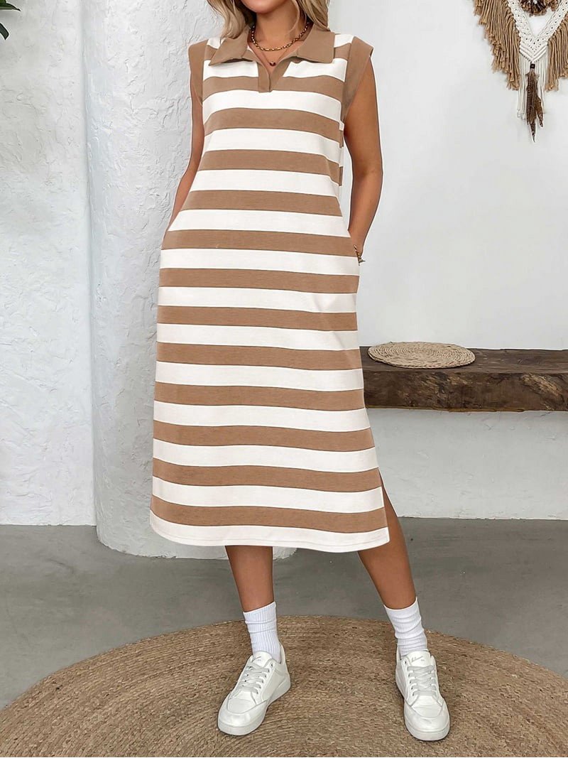 cap sleeve dress casual Gray Cap Sleeve Casual Midi Dress XL