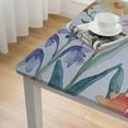 thumbnail image 4 of BANET  Spring Summer Tablecloths Rectangle , Washable Reusable Watercolor Floral Table Cloth, Spill Proof Pastel Flower Fabric Decoration for Easter Picnic Party Outdoor white, 4 of 7
