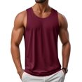 thumbnail image 2 of DFORD Men's UPF 50+ Tank Top Gym Workout Sleeveless Muscle Shirts Sun Protection Cut Off Shirts Summer Sleeveless T Shirt, 2 of 7