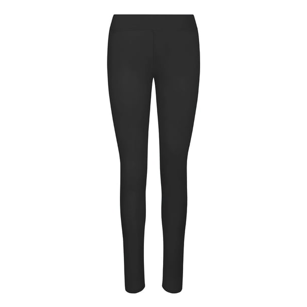 AWDis Just Cool - Leggings para el gimnasio para chica mujer (Negro)