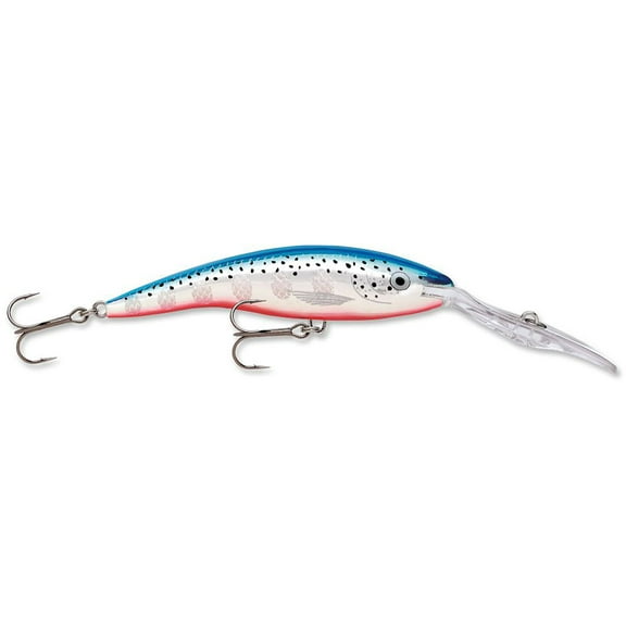 Rapala Deep Tail Dancer 4 3/8" Fishing Lure, Blue Flash, Size 4, 3/4 Oz.