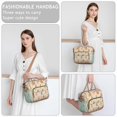 thumbnail image 6 of Beige Princess Leaf Pattern Womens Lunch Box for Work,Insulated Large Lunch Bag for Tween and Teen,Loncheras Para Mujer,Leakproof Adult Lunch Bag for Work,Beach,Travel,Picnic,Camping, 6 of 7