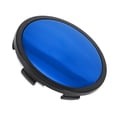 thumbnail image 1 of Tapas de centro de rueda Unique Bargains OD: 65mm/2.56" negras 1 pieza con etiqueta azul, 1 of 6