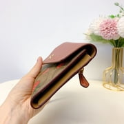 Coach CH524 Travel Envelope Wallet In Signature Canvas With Wild Strawberry Print IN Khaki Multi