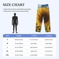 thumbnail image 4 of Sikiie Sky Golden Sunflower Field Pajama Pants Men, PJ Bottoms, Sleep & Lounge Pants-Medium, 4 of 6