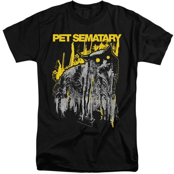 Pet Sematary Decay Adult Tall T-Shirt 18/1 T-Shirt Black