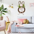 thumbnail image 5 of YWIYIUD 1PC 10inch Easter Wreaths Door Hanging Garland with Eggs , Artificial Eggs Rabbits Easter Decoration Home Indoor Outdoor, Hanging Wreath, 5 of 8