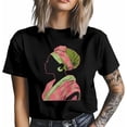 thumbnail image 3 of Camisetas africanas de manga corta informales para hombre y mujer, camisetas gráficas, 3 of 8