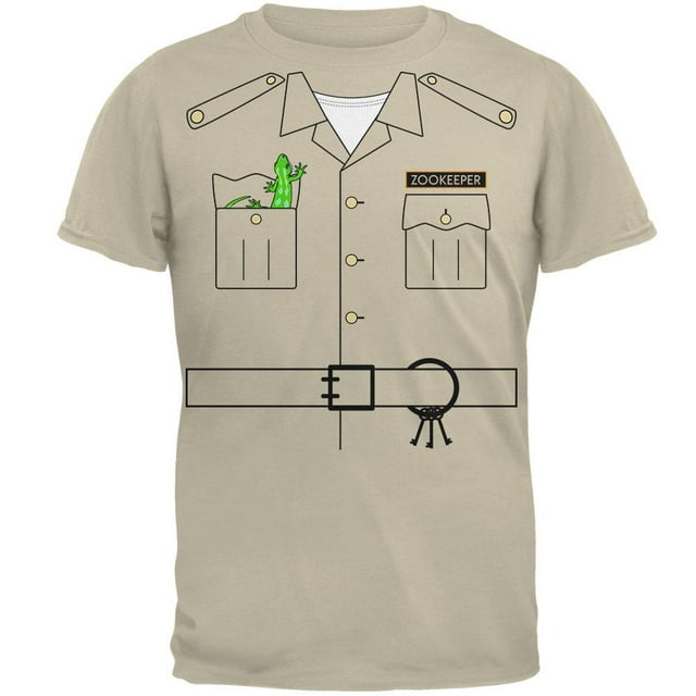 Halloween Costume de Zookeeper T-Shirt pour Homme