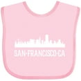 thumbnail image 3 of Inktastic San Francisco California Skyline CA Cities Boys or Girls Baby Bib, 3 of 4