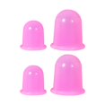 thumbnail image 2 of XIRQI Silicone Body Massage Cup Set,2 X Small and 2x Large,Body Vacuum Cup,Anti-Wrinkle Face Cup,Lymphatic Drainage,Anti-Cellulite Cup, 2 of 7