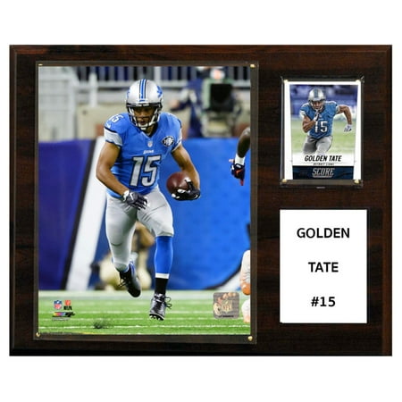 C&I Collectables NFL 12x15 Golden Tate Detroit Lions Player