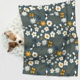 thumbnail image 6 of Pofeuu Flowers and Bee Print Puppy Blanket,Dog Blankets,Pet Blanket Cozy Cat Blankets for Indoor Cats, Fuzzy Pet Blanket for Kitten Doggy Dog Blankets-Small, 6 of 8