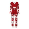 thumbnail image 4 of Xihbxyly Christmas Pajamas for Women, Women's Christmas Printed Pajama Set for Daily Home Wear Two-Piece Pajama Set with Pocket, 4 of 4