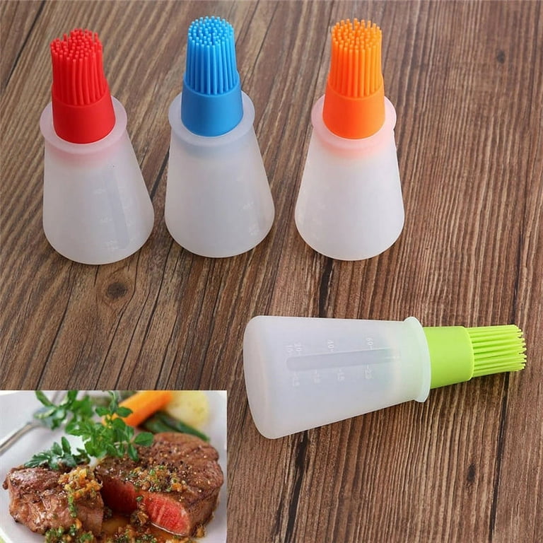 Silicone Oil Brush Temperature Resistant Oil Bottle Baking Pancake Barbecue  Cooking BBQ Grilling Accessories Tool Kitchen Gadget - AliExpress