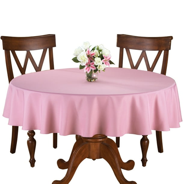 Collections Etc Basic 70 Inch Round Tablecloth Com 70 Inch Round Tablecloth, How Many Chairs Fit Around A 55 Inch Round Tablecloth