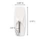 thumbnail image 2 of Wall Hooks Command - Interruptor de alambre mediano (7 unidades), color blanco con 8 tiras, 2 of 9