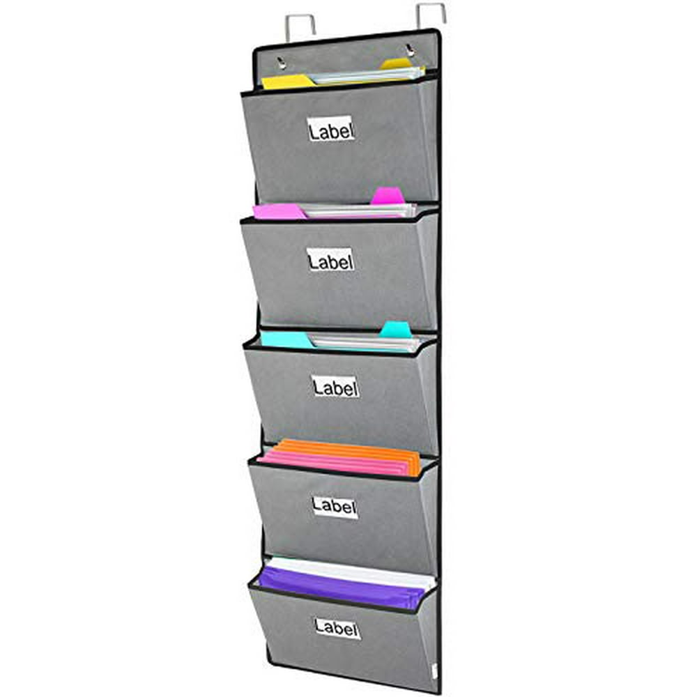 Over The Door File Organizer,Wall Mounted Hanging File Folder Holder