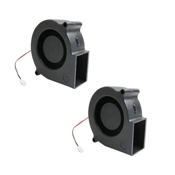 Comimark 2 Pcs Ventilateur de Refroidissement 7530 Ventilateur 757530mm DC 12V pour Imprimante 3D