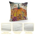 thumbnail image 4 of Shiartex Autumn Watercolor Pumpkins Throw Pillow Covers， Thanksgiving Pillow Case for Home/House Cute Fall Decorations Living Room Decor and Accessories,Autumn Thanksgiving Pumpkins，Multi-Size, 4 of 5