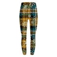 thumbnail image 5 of ClodeEU Women's Christmas Printed Leggings,High Waisted Shiny Leggings Pant,Trendy Legging Multicolor 17,Womens Plus XL, 5 of 5