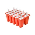 thumbnail image 1 of Liquidation! beishanbush Moules en Silicone Diy Moules à Popsicle 10 Pcs Moules à Glace en Silicone Plateau Moule Réutilisable Machine à Glaçons Facile Taille Unique Rouge, 1 of 4