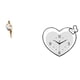 thumbnail image 1 of Figura de resina de una niña, escultura de arte abstracto, decoración creativa para oficina, reloj de pared acrílico con forma de corazón, movimiento, 1 of 8