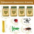 thumbnail image 2 of 30 Pcs Cartes de la Saint-Valentin pour Enfants Cartes de Vœux Amour Insecte avec Différents Jouets Insectes en Vrac Cartes d'Échange de Cadeaux pour Filles Garçons Prix de Classe École Fête, 2 of 6