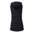 thumbnail image 6 of shqvo Long Puffer Vest Women, Womens Puffer Vest Female Quilted Zip Sleeveless Outwears Casual Hooded Puffy Jacket with Pocket Fall Winter Clothes, 6 of 7