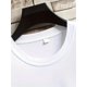 thumbnail image 3 of [Creative Letter Graphic Print Tee] Ultra-Soft Creative Letter Graphic Print T-Shirt - Comfort-Fit Crew Neck, Breathable, Moisture-Wicking, Casual Summer Tee, 3 of 5
