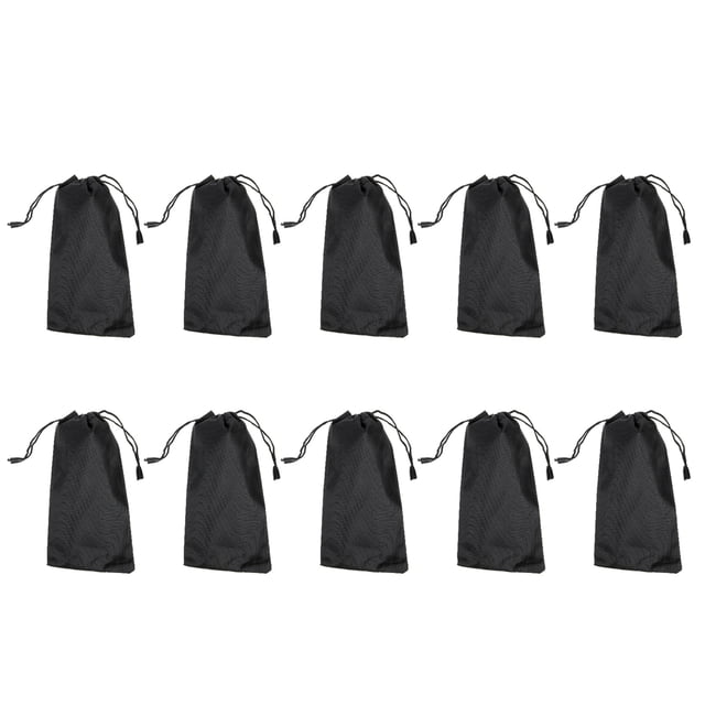 Shisuyan 10 Pcs Support de Lunettes de Soleil Noir Polyester Apparence Élégante pour Usage Quotidien