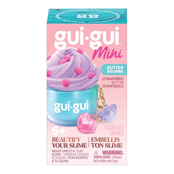 Gui Gui Mini Jar Embellissez votre slime, 4 mini pots à collectionner